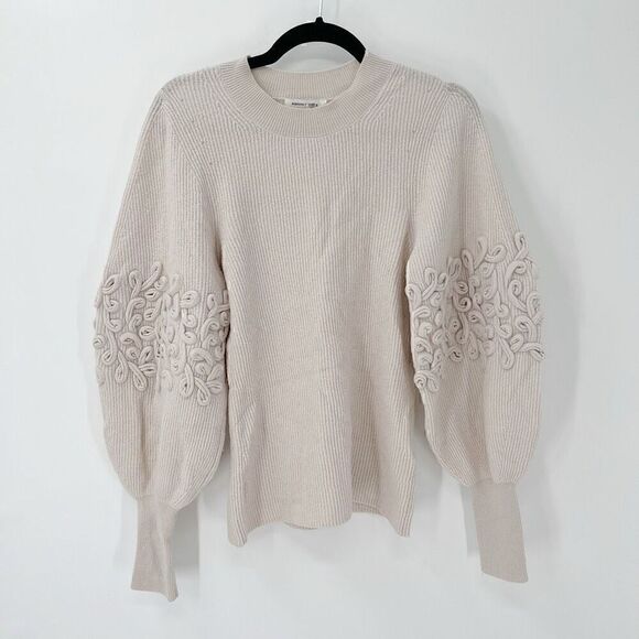 $445 Rebecca Taylor Sweater Womens Small Romantic Soft Feminine Whimsical Classy - Picture 5 of 15